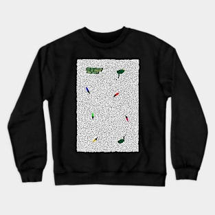 Christmas Lights Maze Crewneck Sweatshirt